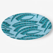 Piano Keys gebogen Papieren Bordje (Gekanteld)