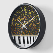 Piano Keys Gold Polka Dots Pattern (Hoek)