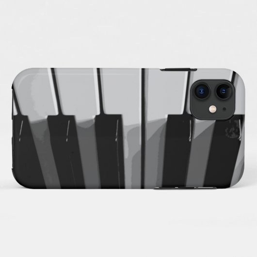 Piano Keys iPhone Case (Achterkant (horizontaal))