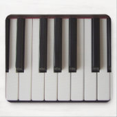 Piano Keys Ivoor en Ebony Muismat (Voorkant)