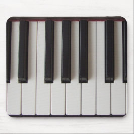 Piano Keys Ivoor en Ebony Muismat