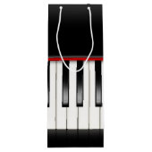 Piano Keys Jubileum Wijn Cadeautas (Achterkant)