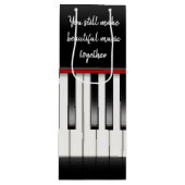 Piano Keys Jubileum Wijn Cadeautas (Voorkant)