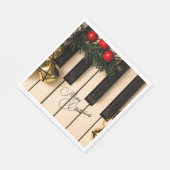 Piano Keys-kerstgarland en -cellen Servet (Hoek)