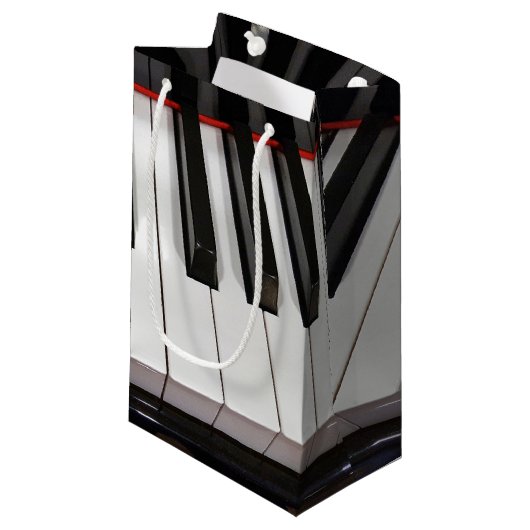 Piano Keys Klein Cadeauzakje (Voorkant Gekanteld)