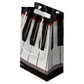 Piano Keys Klein Cadeauzakje (Achterkant Gekanteld)