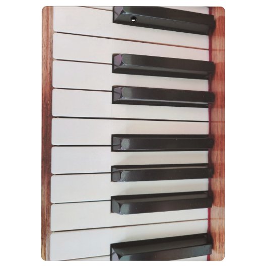 Piano Keys Klembord (Achterkant)