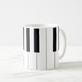Piano Keys Koffiemok (Voorkant rechts)