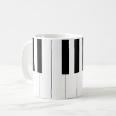 Piano Keys Koffiemok (Voorkant links)