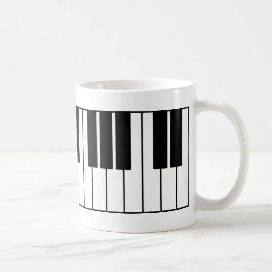 Piano Keys Koffiemok (Rechts)