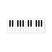 Piano Keys Kunststempel Rubberstempel (Afrduk)
