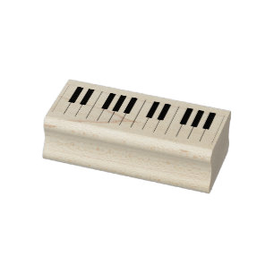 Piano Keys Kunststempel Rubberstempel