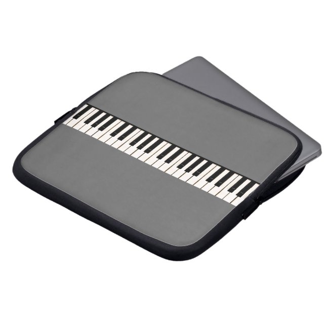 Piano Keys Laptop Sleeve (Voorkant top)