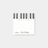 Piano Keys-laptop van Piano-leraar Post-it® Notes (Voorkant)