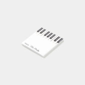 Piano Keys-laptop van Piano-leraar Post-it® Notes (Schuin)