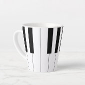 Piano Keys Latte Mok (Linkerhoek)