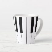 Piano Keys Latte Mok (Rechterhoek)