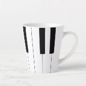 Piano Keys Latte Mok (Rechts)