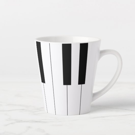 Piano Keys Latte Mok (Rechts)