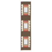 Piano Keys Lijst Datablad Music-tablerunner Korte Tafelloper (Voorkant)