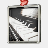 Piano Keys Macro Metalen Ornament (Links)