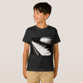 Piano Keys Macro T-shirt (Voorkant volledig)
