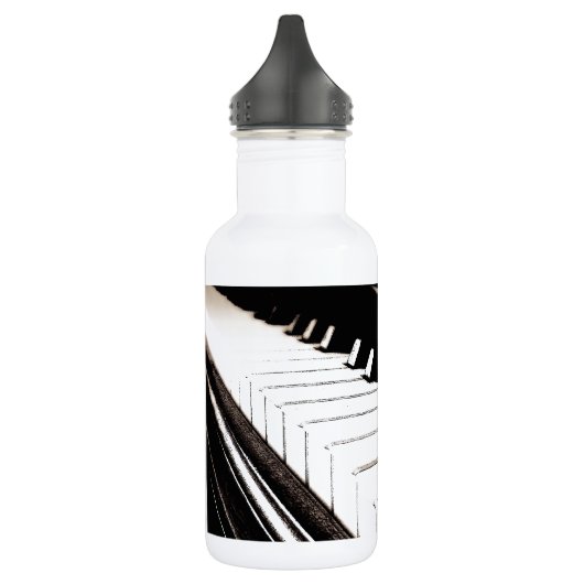 Piano Keys Macro Waterfles (Links)