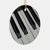 Piano Keys Music Instrument Musician Teacher Chic Keramisch Ornament (Rechts)