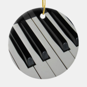 Piano Keys Music Instrument Musician Teacher Chic Keramisch Ornament