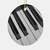 Piano Keys Music Instrument Musician Teacher Chic Keramisch Ornament (Links)