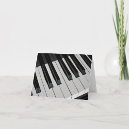 Piano Keys Music Lover Custom Kaart