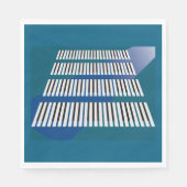 Piano Keys Music Napkins Servet (Voorkant)