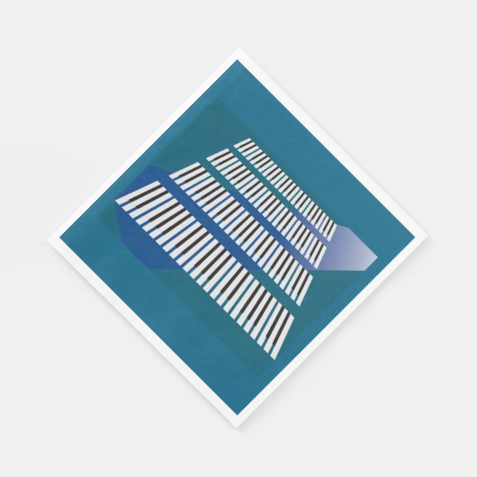 Piano Keys Music Napkins Servet (Hoek)