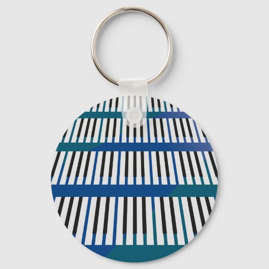Piano Keys Music Sleutelhanger (Voorkant)