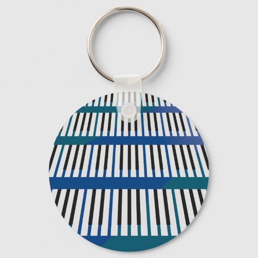 Piano Keys Music Sleutelhanger (Achterkant)