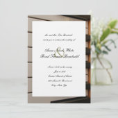 Piano Keys Music Wedding Uitnodiging (Staand voorkant)