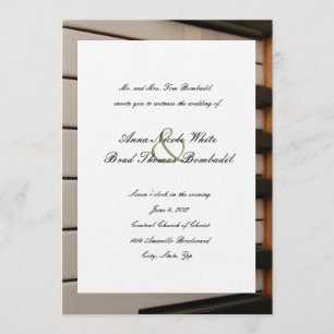 Piano Keys Music Wedding Uitnodiging