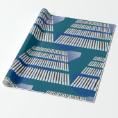 Piano Keys Music Wrapping Paper Cadeaupapier (Uitgerold)