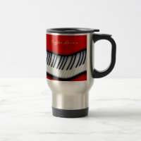 PIANO KEYS Muziek Liefhebber Gift Travel Mok