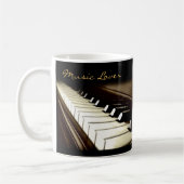 PIANO KEYS Muziek-Lover Drink Mok (Links)