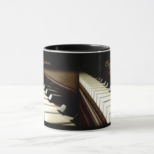 PIANO KEYS Muziek-Lover Drink Mok (Midden)