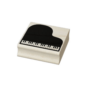 Piano Keys Muziekinstrument Rubberstempel