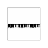 Piano Keys Muziekinstrument Rubberstempel (Afrduk)