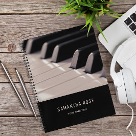 Piano Keys Muziekleraar Classy Elegant Notitieboek