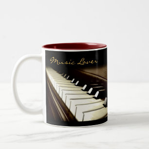 PIANO KEYS Muziekliefhebber Drink Mok