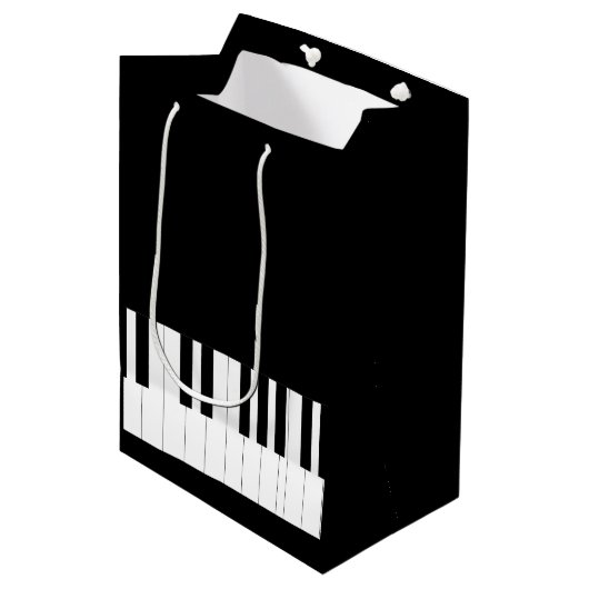 PIANO KEYS MUZIEKLIEFHEBBER MEDIUM CADEAUZAKJE (Voorkant Gekanteld)