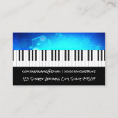Piano Keys | MUZIEKNOTEN Visitekaartje (Achterkant)