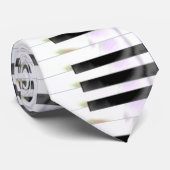 Piano Keys Necktie 1 Stropdas (Opgerold)