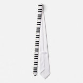 Piano Keys Necktie 1 Stropdas (Achterkant)