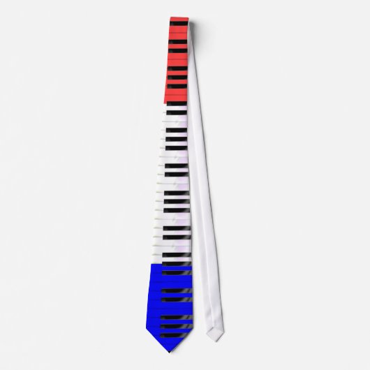 Piano Keys Necktie Stropdas (Voorkant)